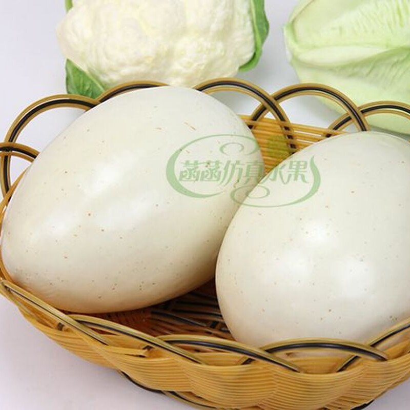Huevos de avestruz de simulación para niños, huevo pintado de simulación, juguetes educativos, comida Artificial, juguete de Pascua