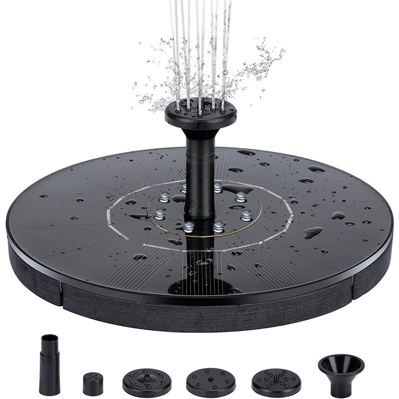 16cm 18cm Solar Water Fountain Pool Pond Waterfall Garden Decoration Outdoor Bird Bath Solar Powered Fountain Floating.