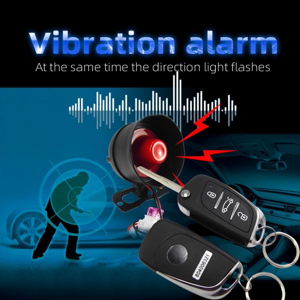 Universal Car Alarm Anti-theft Metal Burglar Warning Security System Remote Controls Trunk Release Accessories for Vehicles