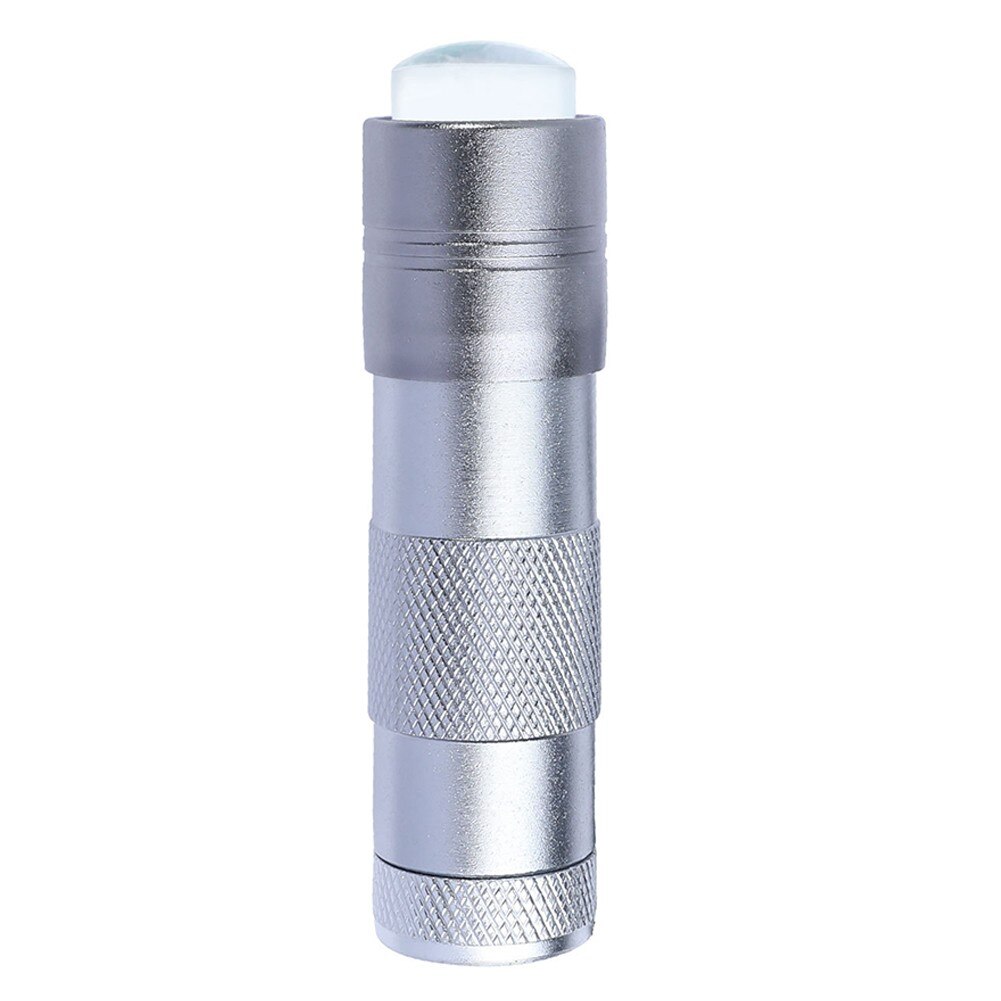 Kädessä pidettävä kynsitaide uv puristusvalo led kynsien kuivauslamppu hyytelöllä silikonilla kynsitaide leimaa kynsitaide geelilakka nopeasti kuivuva lamppu: Valkoinen