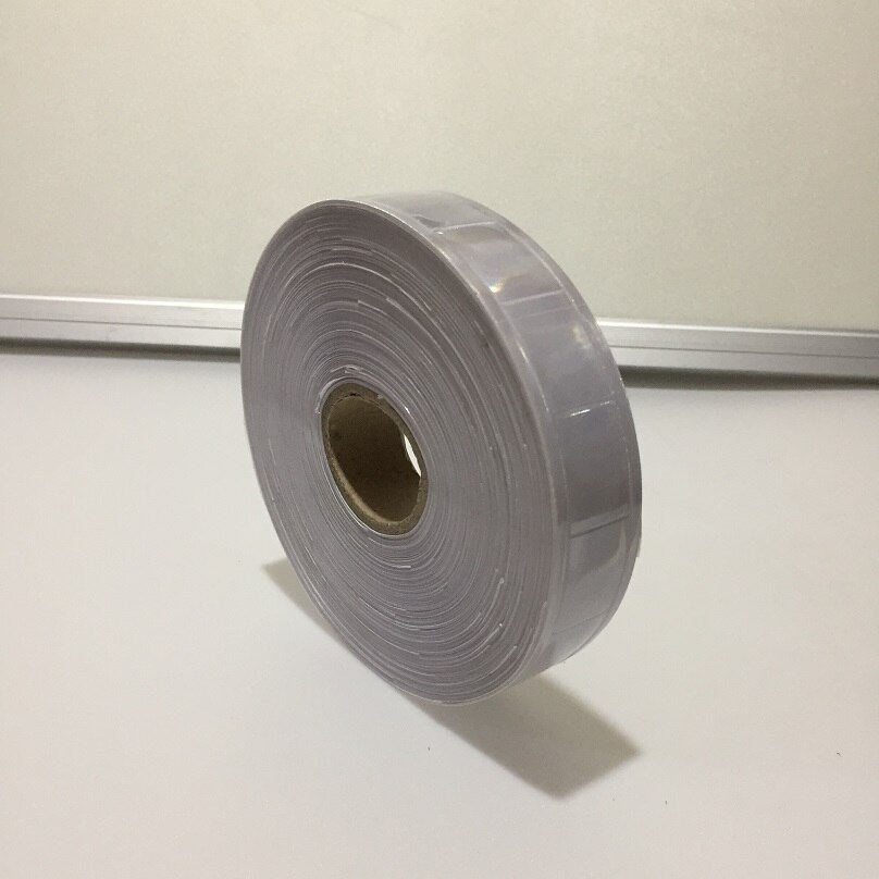 Tira de advertencia reflectante de PVC de 2,5 cm * 1M, Material auxiliar para ropa, cinta reflectante fluorescente para tráfico de carretera: Blanco