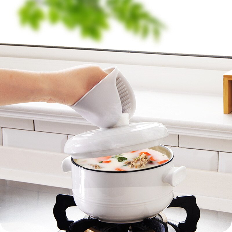 Køkken tilbehør silikone finger varmebestandig ovn finger mikrobølgeretter madlavningsredskaber skridsikker griber køkkenudstyr