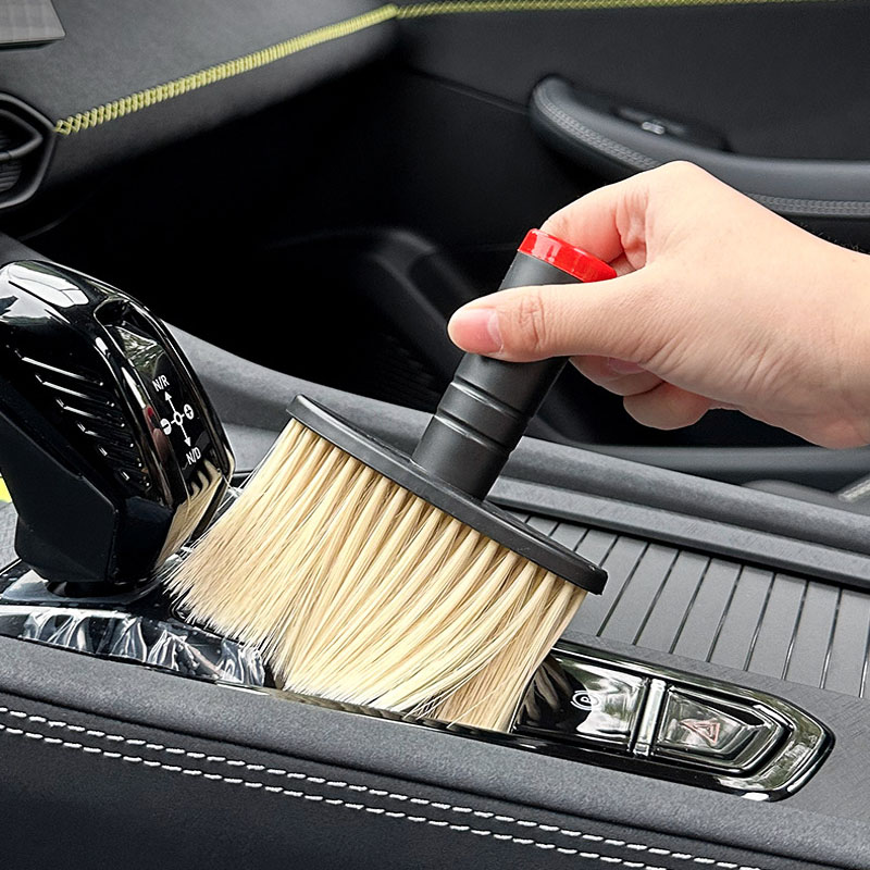 Spazzola per autolavaggio rimozione della polvere presa del condizionatore d'aria dell'auto spazzola per la rimozione della polvere spazzole con setole morbide per strumenti per la pulizia dell'auto