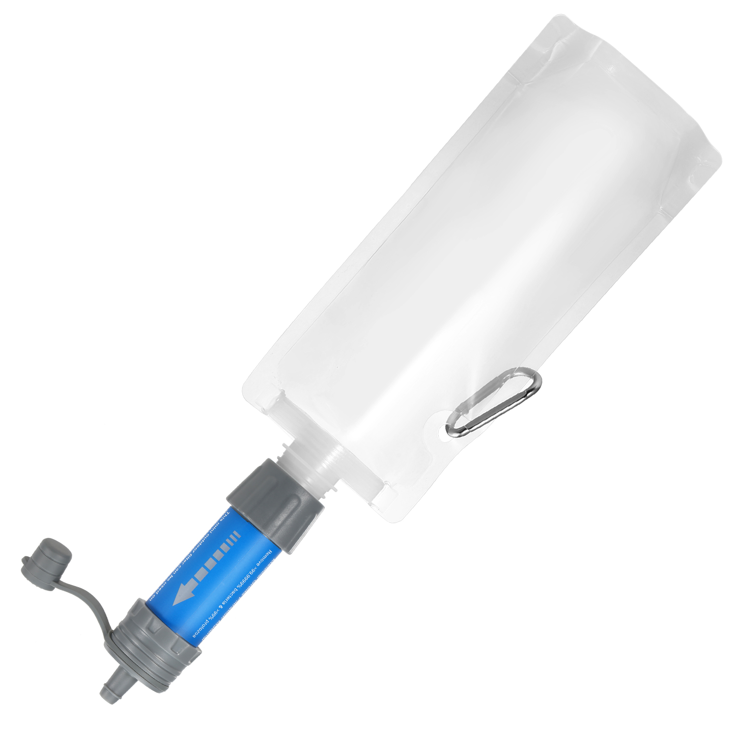 Camping Zuivering Waterfilter Stro Waterfiltratie Stro Waterzuiveraar Voor Survival Emergency Camping Wandelen Backpacken