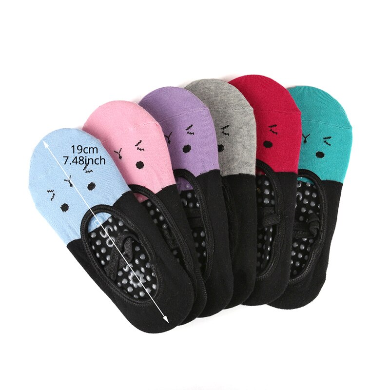 Sports girl Yoga Pilates Socks Cute Cat Grip Pilates Sox Fitness Non Skid Foot Cotton Foot Socken Dance Slippers Ballet