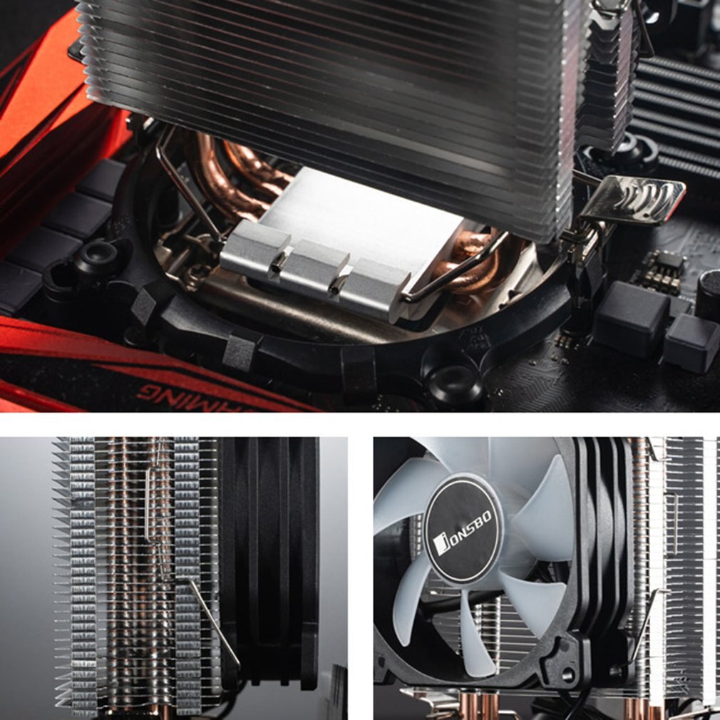Cr1200 rgb-fodral stationär datorchassi vattenkylningsfläkt färgglad pc-dator kylfläkt kylare tyst cpu-fläkt