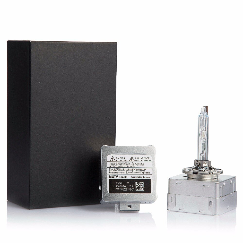 Mgtv lys 2 stk/sett  d3s xenonpære helt metall opprinnelig 12v 35w utskifting av billykter  d3s d3c gjemte seg xenon lampe 4300k 5000k 6000k