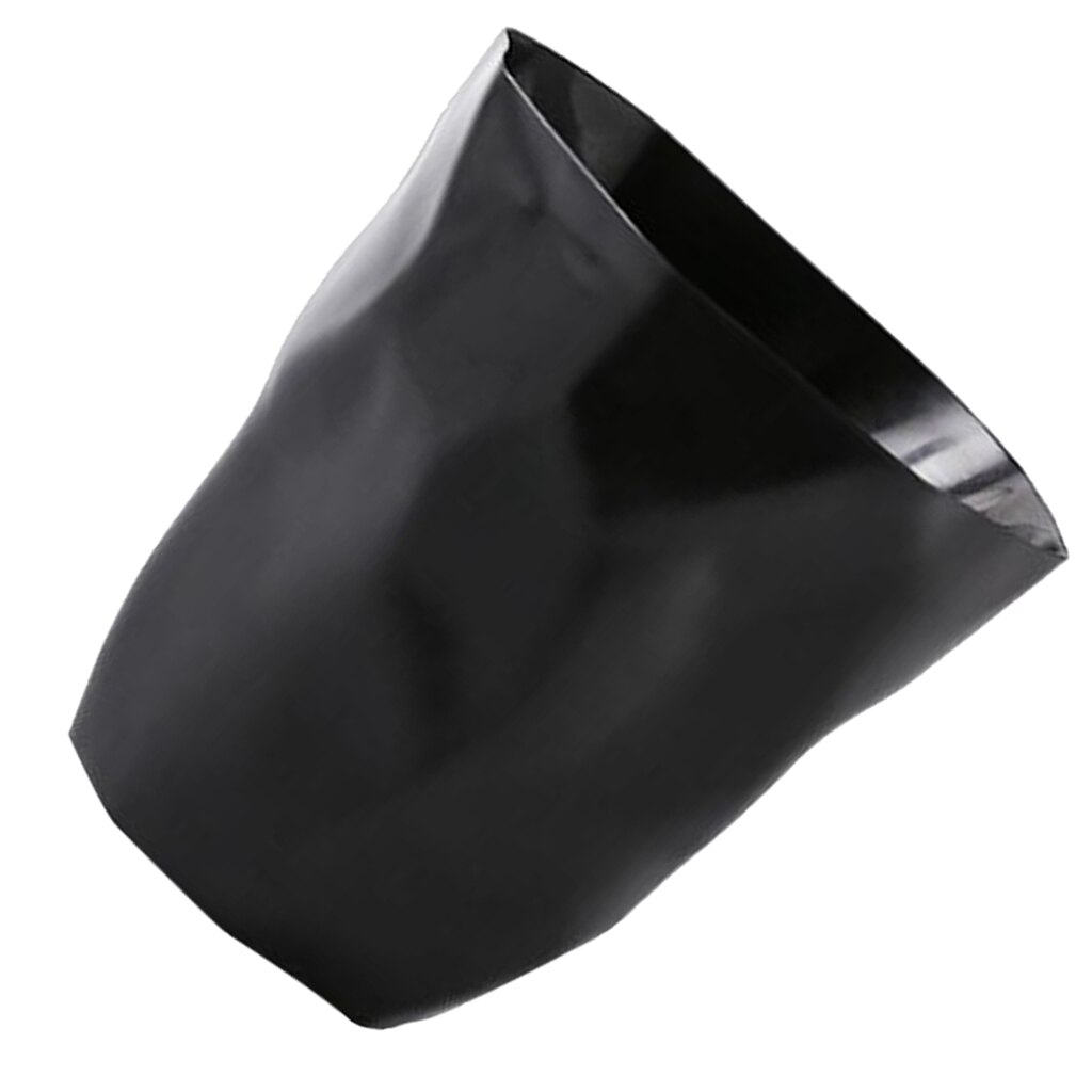 Modern Irregular Trash Can Plastic Wastebasket Dustbin for Home Office Car: Black Large