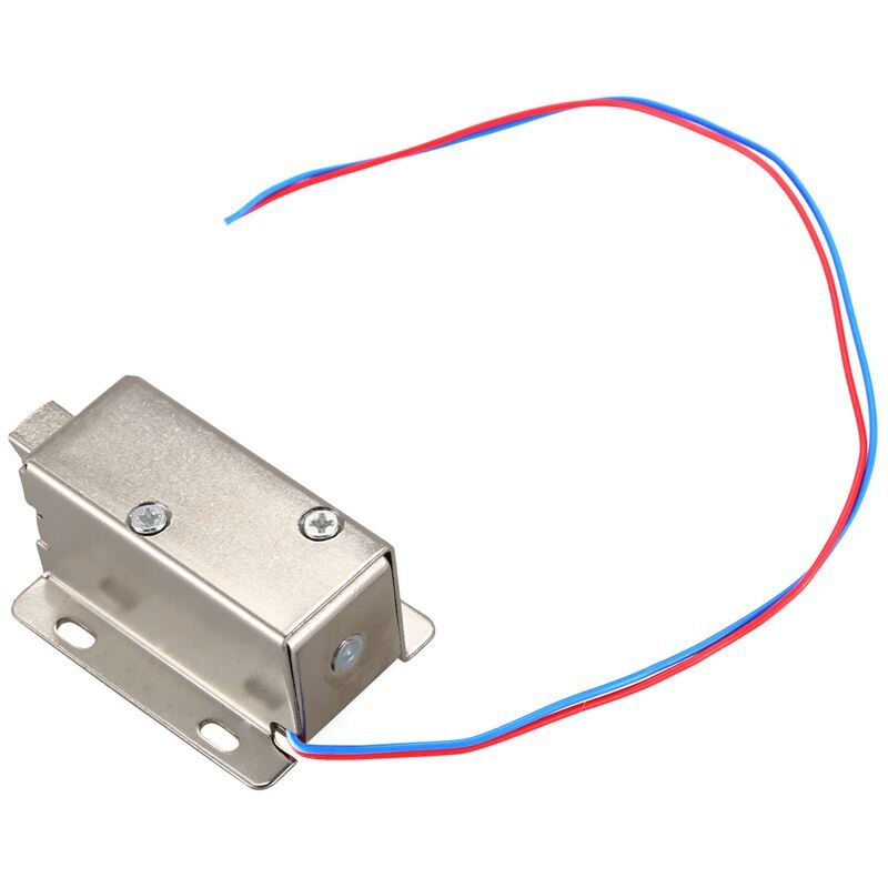 Electric lock door solenoid valve Silver