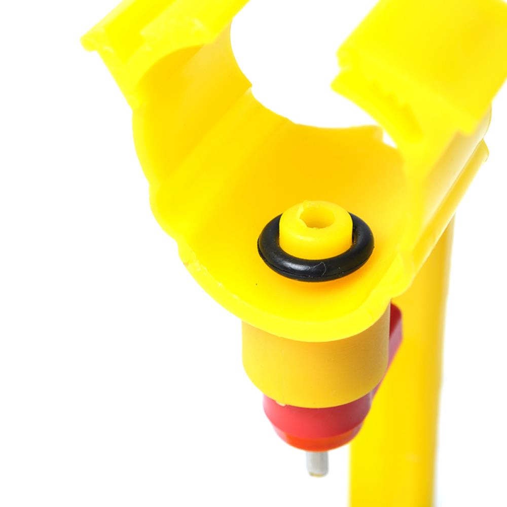 4 stücke GeflüGel Trinker Ausrügestochen Huhn Trinken Brunnen Bequem Broiler KüKen Fütterung Doppel Automatische Ebene VöGel