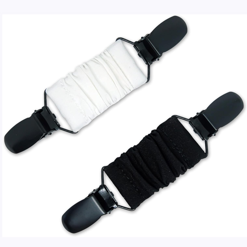 Clips para vestido, cincha trasera para ajuste, Clip negro, ropa, suéter, chal, cárdigan, Clips para cuello para mujeres y niñas