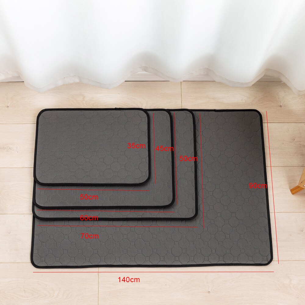 S/M/L/XL/XXL imperméable chien pipi Pad respirant animal de compagnie coussin de couchage absorbant réutilisable chien de compagnie été tapis de refroidissement