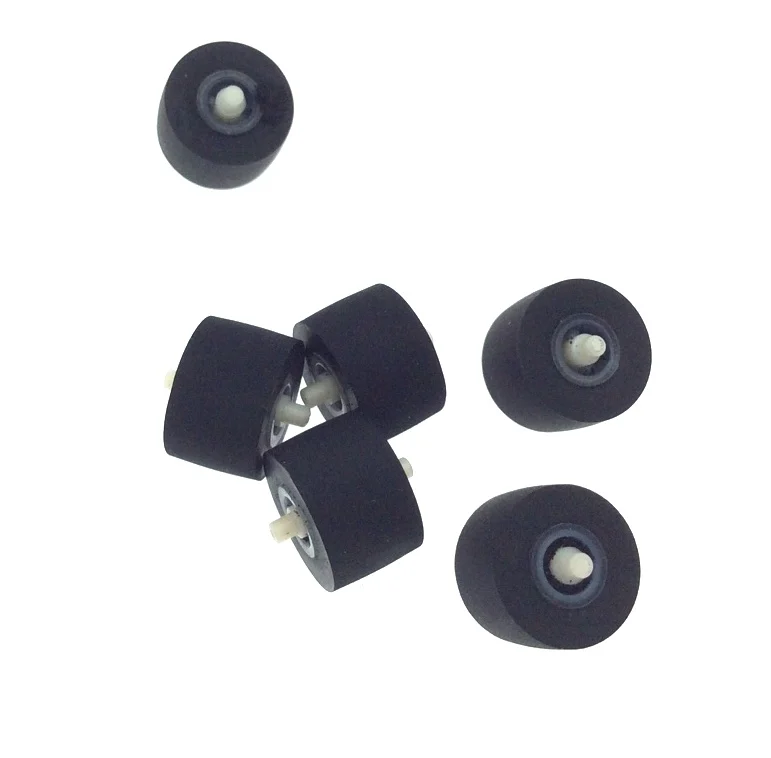 5 sztuk 10mm x 6,5 x 1,5 rolka dociskowa robić magnetofonu magnetofonowego odtwarzacz kasetowy stereofoniczny guma