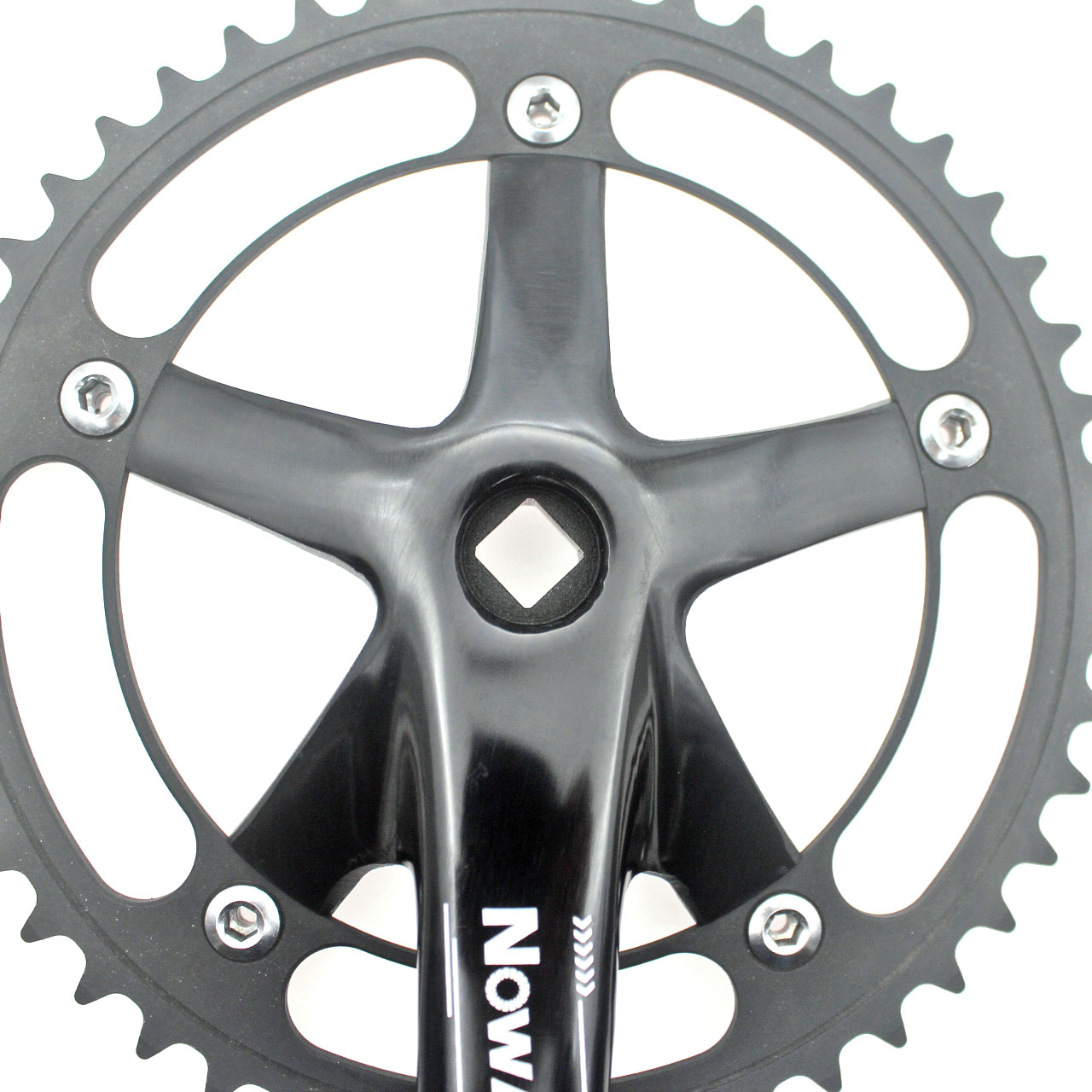 Nowact fixed gear kranksæt 48t , 170mm bcd 144mm aluminiumlegering kranksæt single speed fix gear cykel banecykel klinge