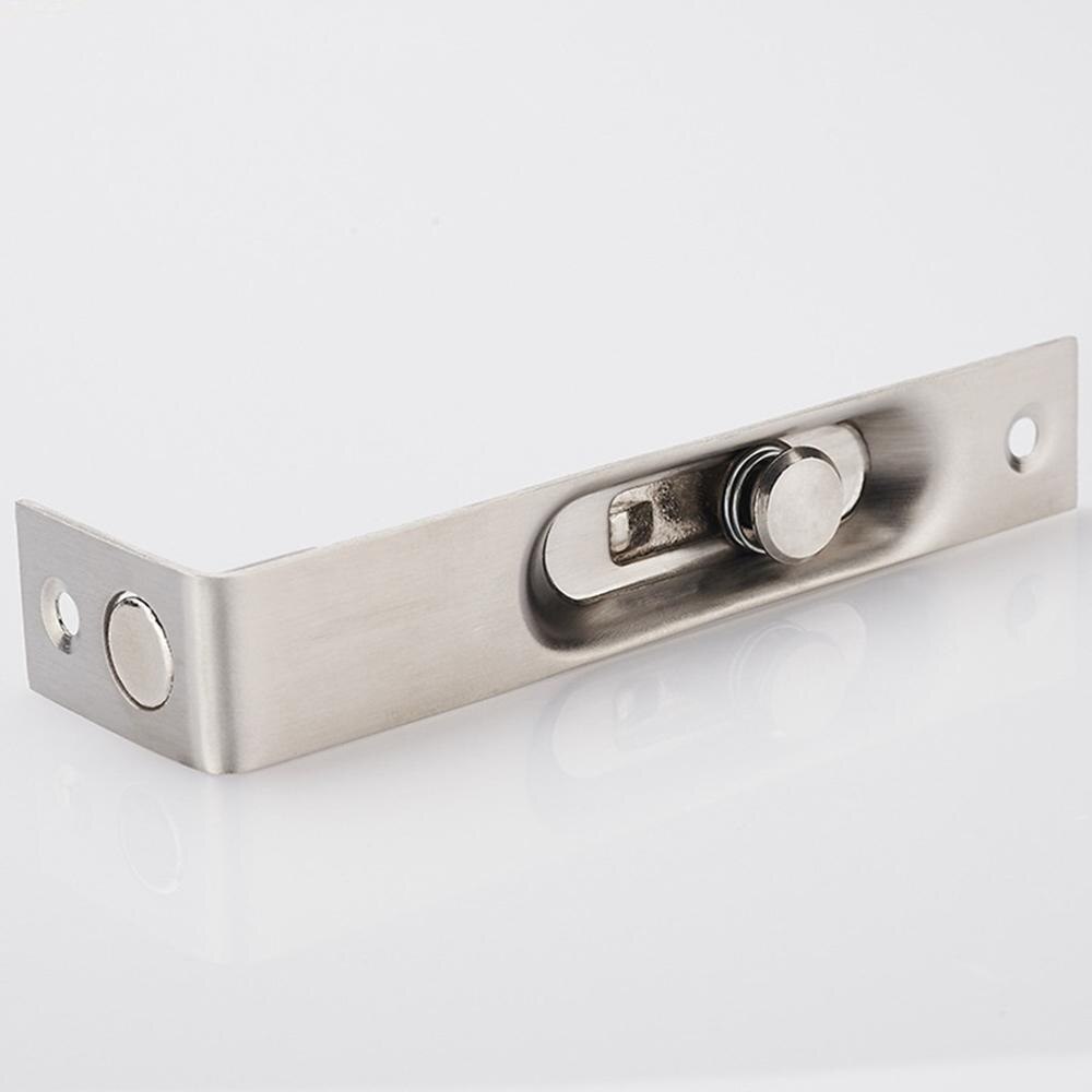 Stainless steel latch wooden door dark bolt box slotted double open door concealed latch invisible door latch hidden
