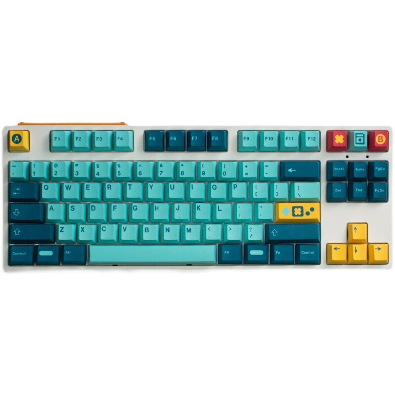 Gmk retrocast pbt dye sub cherry profile keycap 137 keys with 2u shift 6,25 u 7u spacebar for mechanical keyboard