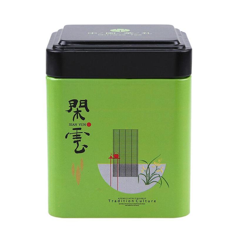 1PC Jahrgang Caddie Pastoralen Süssigkeit Zinn Mini Eisen Lagerung Boxen Versiegelt Kaffee Pulver Dosen Blätter Container Metall Veranstalter: Grün