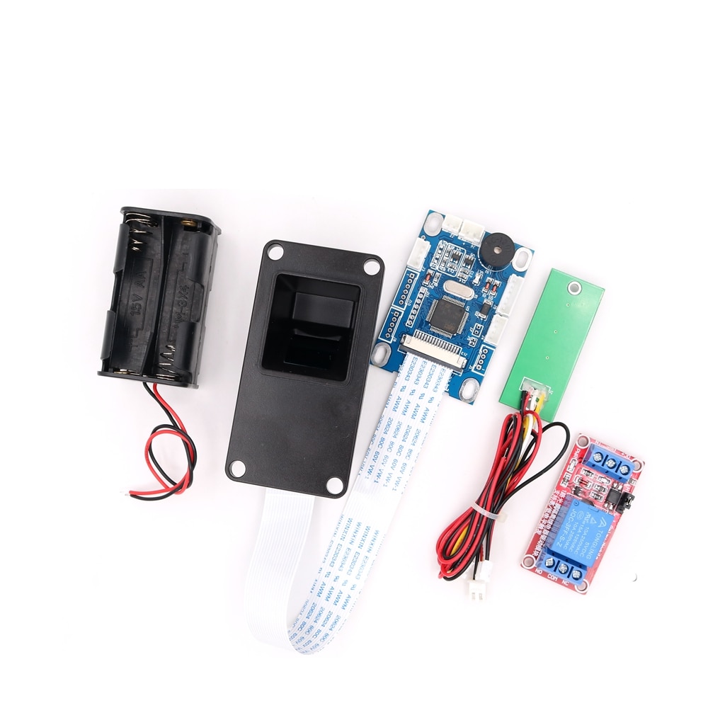 DIY 5V Biometric Fingerprint Relay Output Car ignition Elevator device control Fingerprint Lock Door Access Control