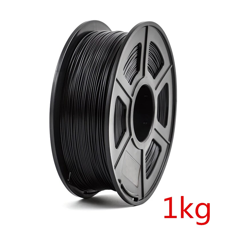1.75mm 1KG/500g/250g PA Nylon 3D Printer Filament High Tensile Strength Nylon Filament Good Flexibility 3D Printing Material: black 1kg