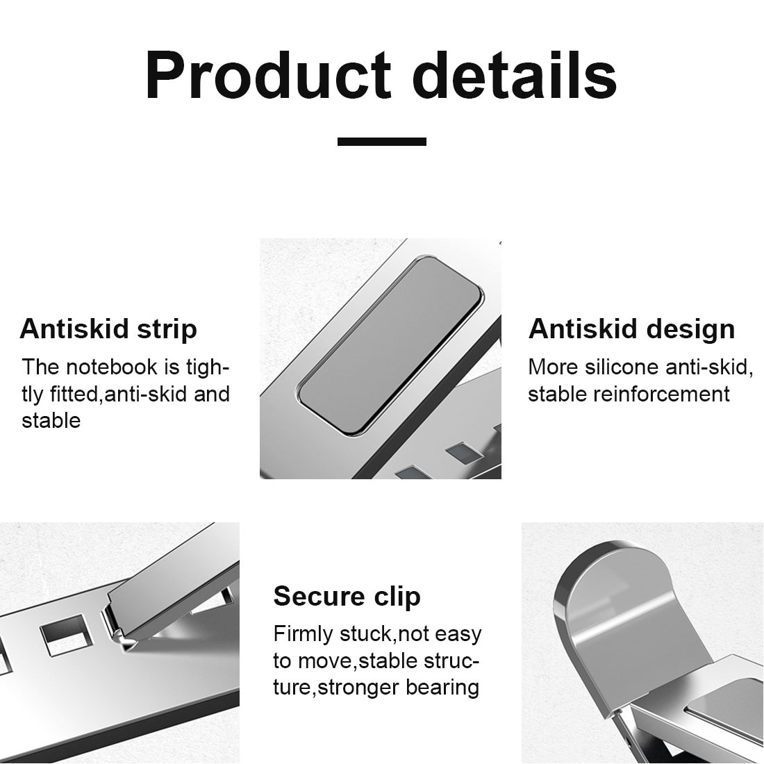 Portable Monitor Stand laptop cooling laptop stand Aluminum Laptop Holder Double-layer laptop standsupport for Macbook pro