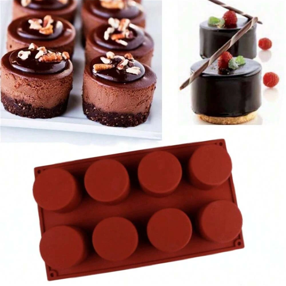 Molde de silicona para pastel, bandeja para hornear pasteles, moldes para repostería, molde cilíndrico para hornear, molde de silicona para pasteles Pops, utensilios para hornear de silicona