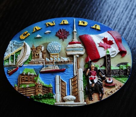 Canada 3D Fridge Magnets USA Tourism Souvenirs Refrigerator Magnetic Stickers Home Decortion: 009