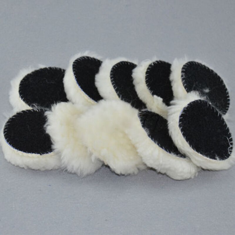 10x Woolen Polishing Buffer Pads Heavy Cut Pads For Car Polisher 3 Practical UK