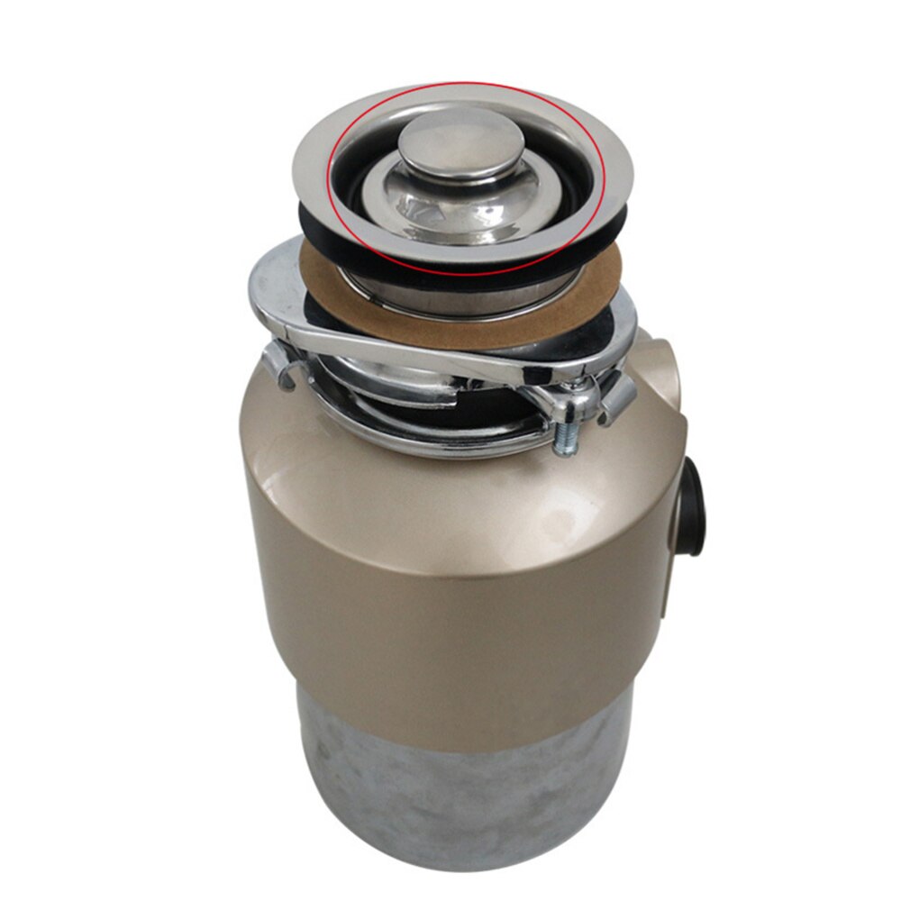 Badkamer Afval Ontdoener Rvs Cover Plug Water Afsluitdeksel Sink Plug Vervanging Afval Voedsel Ontdoener Accessoires (85