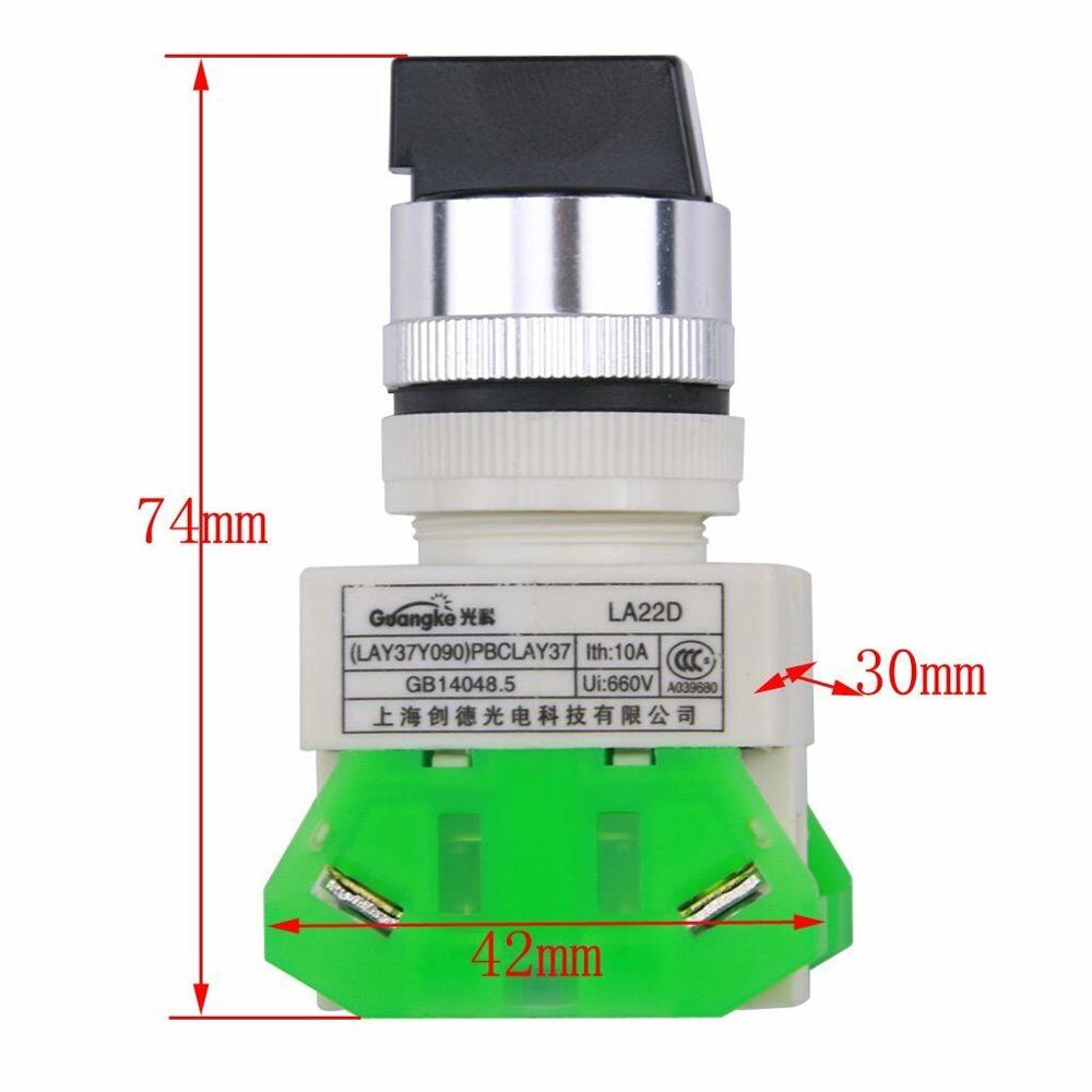 3 Speed Switch Rotary Switch Selector Electric high medium low switch Go Kart US