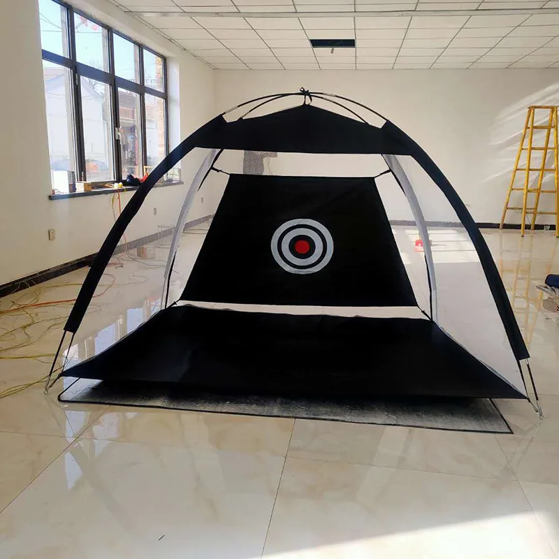Cage de Golf 1 ~ 2M, filet d'entraînement, Sport intérieur et extérieur, équipement d'exercice, entraîneur de jardin, tente d'entraînement de Golf Portable