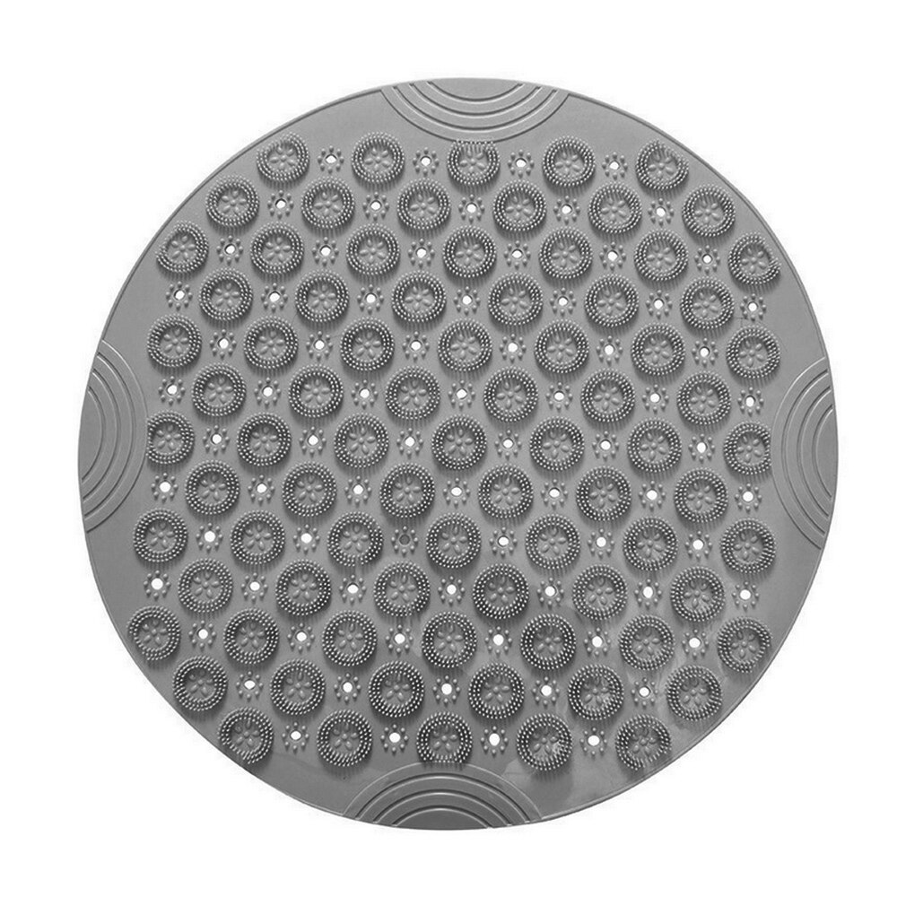 55cm ronde pvc antislip badmatten siliconen douche badmat voetborstel dode huid punt kralen pad badkamer antislipmat