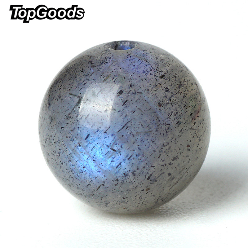 TopGoods Natuurlijke Labradoriet Steen Kralen Grey Maansteen Edelsteen Ronde Losse Gem Bead 6/8/10mm Voor DIY moslim Rozenkrans Armband