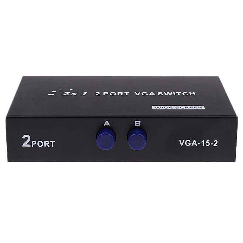 2 Port VGA Monitor Switch monitor switch vga switch vga splitter: Default Title