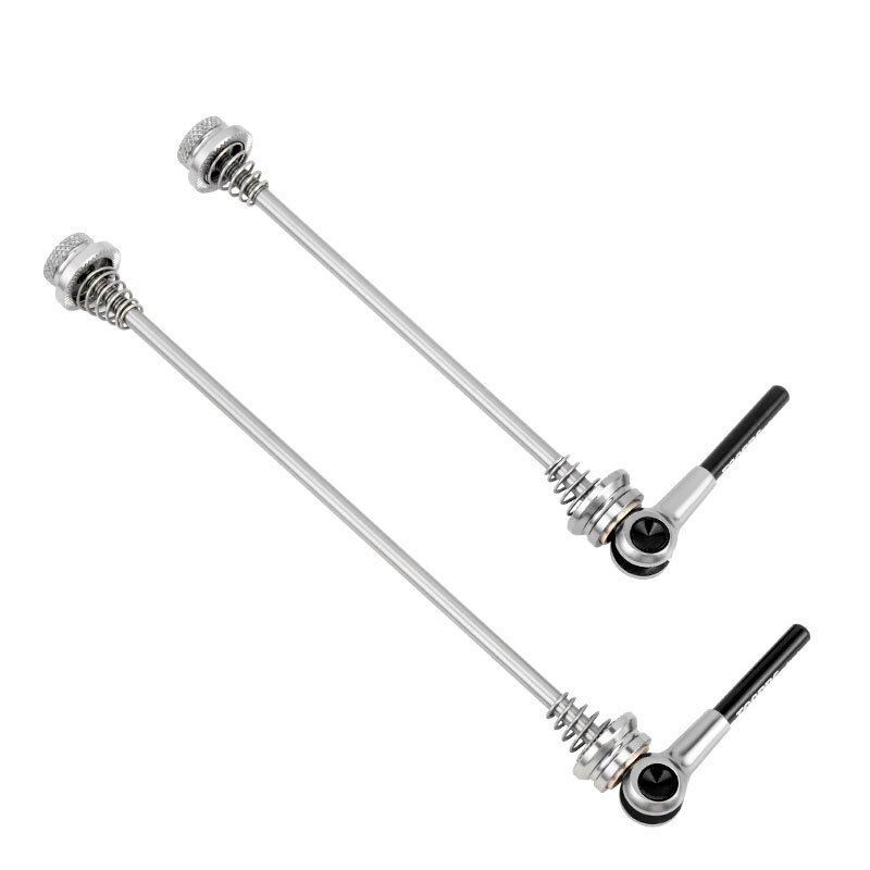Bicycle Quick Release Skewer Titanium Alloy Quick MTB Road Bike Wheel Hub Fixed Tie Rod Cycling Axis Skewers Tools BC0646: Silver