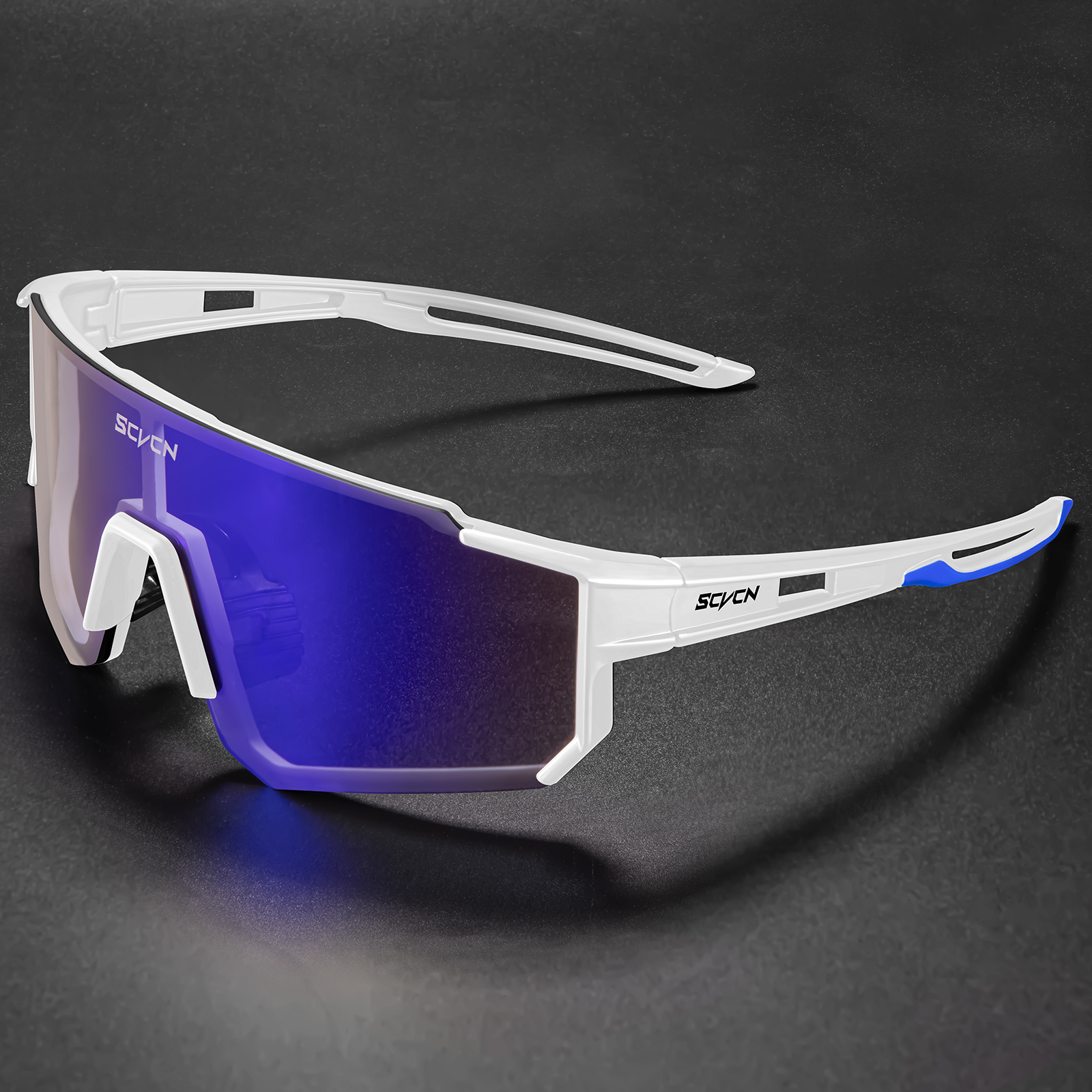 SCVCN Radfahren Gläser draussen Sport Sonnenbrille Männer MTB Radfahren Sonnenbrille Frauen Rennrad Brille UV400 Fahrrad Brillen: Rosa
