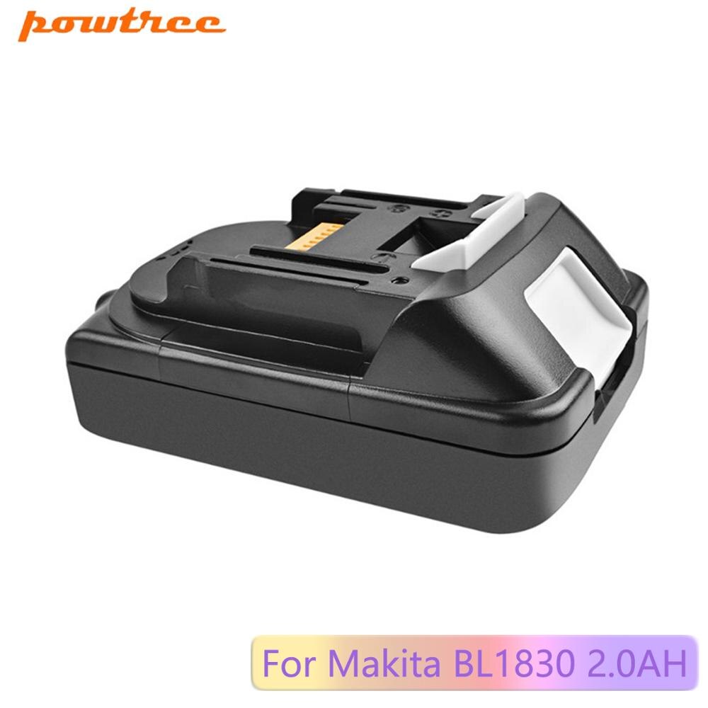 Powtree 18V 9000mAH Replacement For Makita BL1815 BL1820 BL1830 18V LXT Lithium-Ion Cordless Battery