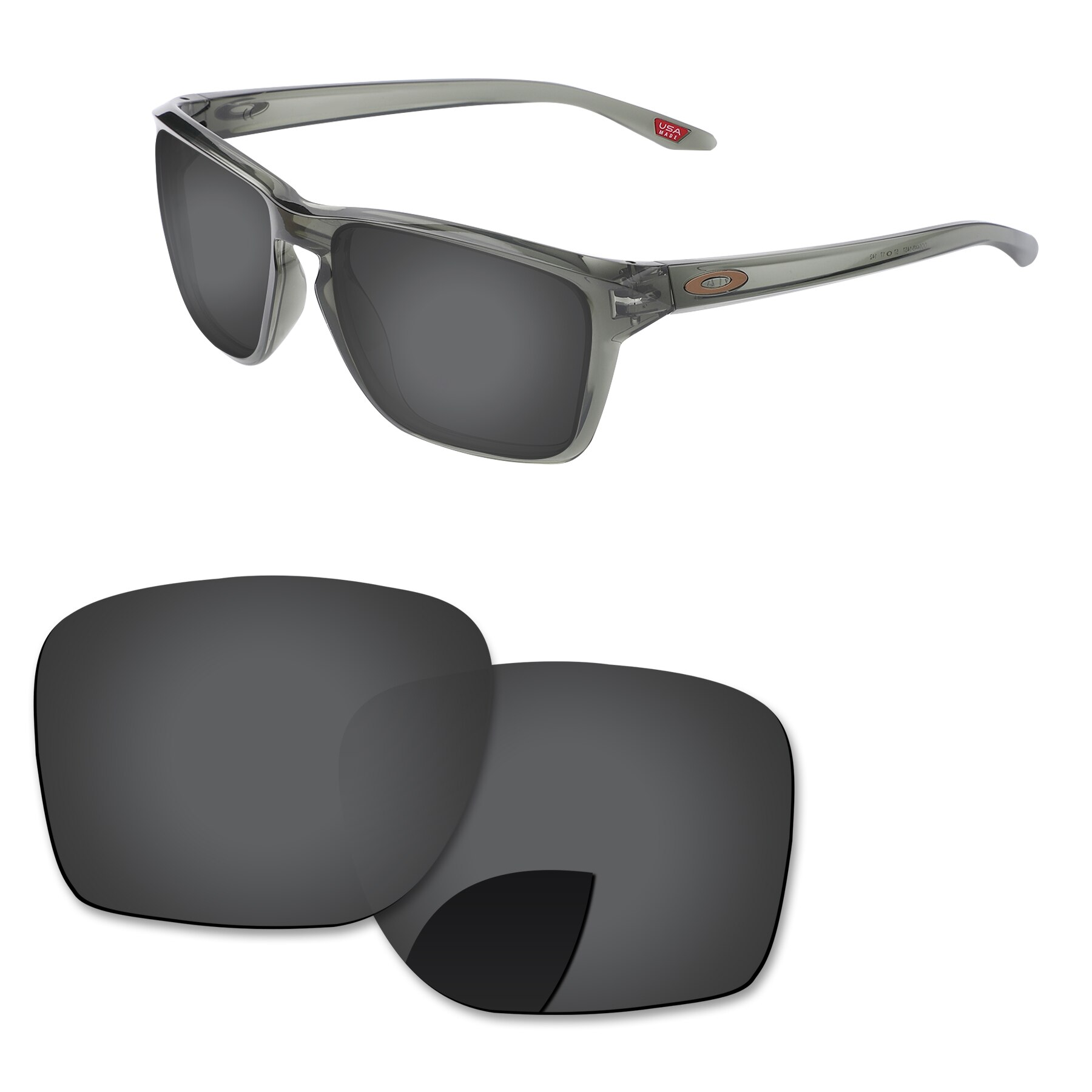 Alphax Vervanging Lenzen Voor Oakley Sylas OO9448-Zonnebril Gepolariseerde-Meerdere Opties: Black Grey