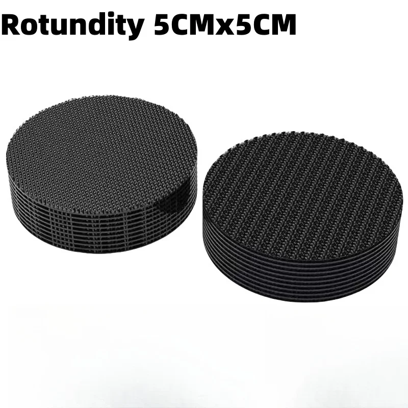 Neue Stark klebende Klettverschlüsse Klebeband Auto Teppich feste Flecken Teppichbefestigung Aufkleber doppelseitige hochklebende Fußmatten für Höhle Boden zu Hause: 15mm / Weiß