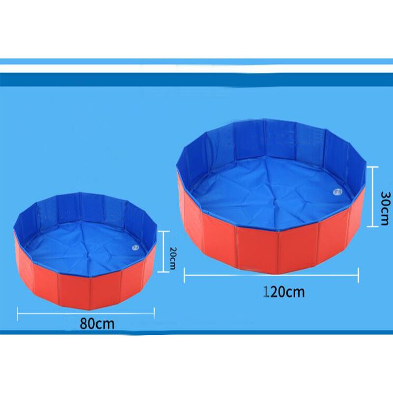 Husdjur pool pvc hopfällbar katt hund bad pool bärbar hund dusch pool utomhus inomhus badkar simhus för yorkshire terrier