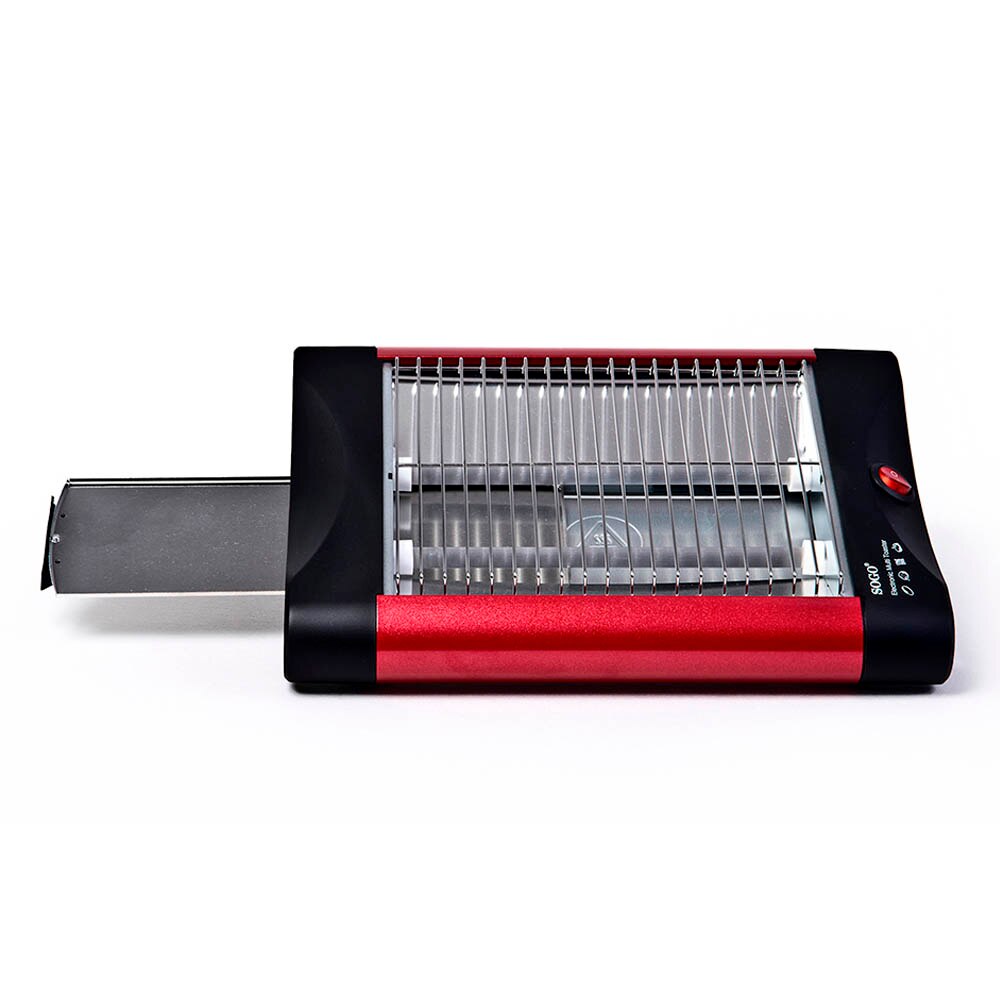 Sogo – grille-pain plat, 2 tailles au choix, moderne, rapide, puissant, sûr, facile à utiliser et à nettoyer, , décongel, réchauffage, léger, plateau à miettes, pain grille-pain