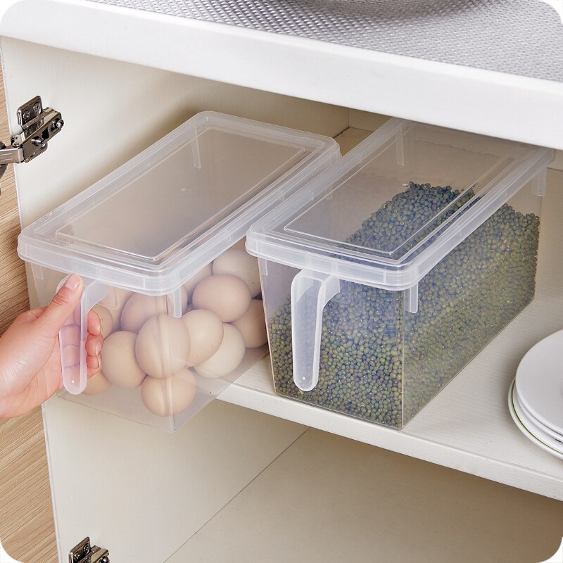 Køleskab opbevaring kurv rack køleskab fryser hyldeholder udtrækelig plast skuffe arrangør pladsbesparende plast opbevaringsholder