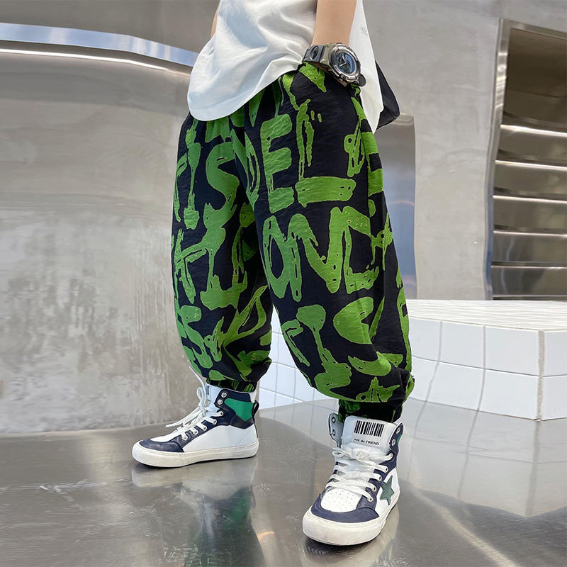 Pantaloni Anti zanzare per bambini 2022 nuovi abiti estivi in stile estero pantaloni estivi traspiranti Ultra sottili coreani per bambini per M: 10T