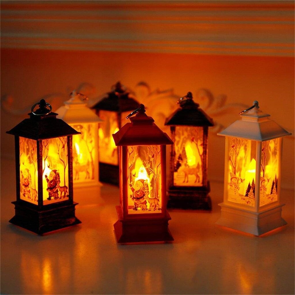 Christmas Candle with LED Tea light Candles for Xmas Decoration party Decorations Home Candles Light For Christmas Decor