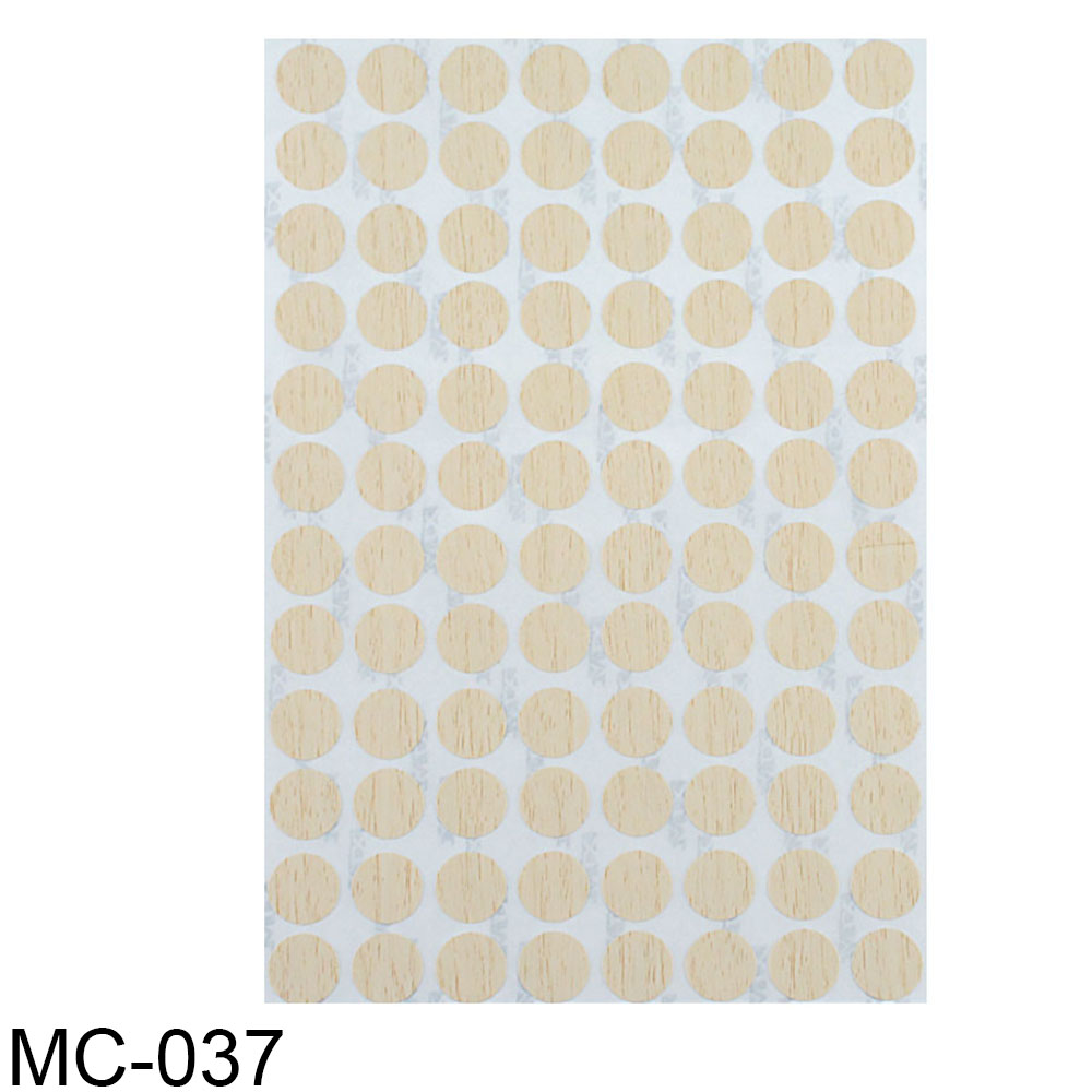96Pcs/Sheet Pvc 15Mm Zelfklevende Decoratieve Films Meubels Schroef Cover Caps Stickers Hout Ambacht Bureau Kast ornament: MC-037