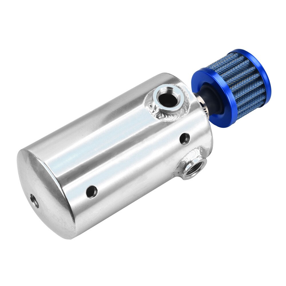 Dropshipping di stile dell'automobile del motore di corsa dell'automobile della lega del filtro da 500ml dello sfiatatoio del serbatoio dell'olio da 0,5 litri