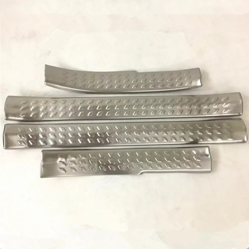 For Toyota CHR C-HR Stainless Steel Car Door Sill Protetive Guard Cover Inner-Built Door Sill Scuff Plate Cover CHR