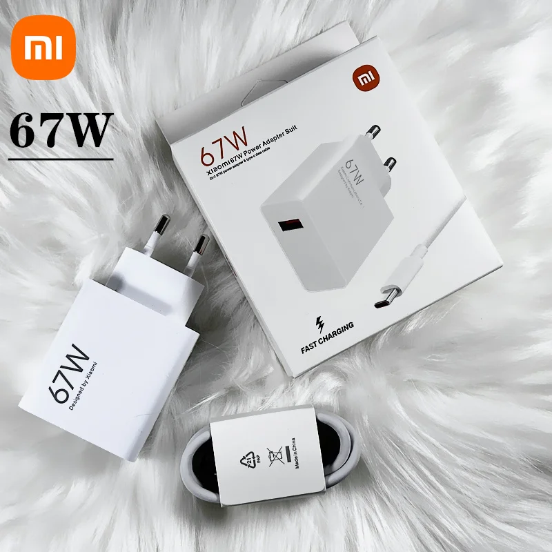 Xiaomi Charger 67W Original For Xiaomi Poco X3 GT F3 GT Poco X4 Pro pad 5 Mi Mix Fold Mi 11 11pro 11 Ultra 12 12X