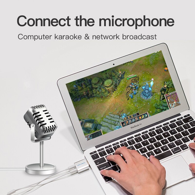 Tions Mini Externe USB Soundkarte USB Zu 3,5mm kopfhörer Adapter Audio- Karte Für Mic Lautsprecher Laptop PS4 Computer soundkarte