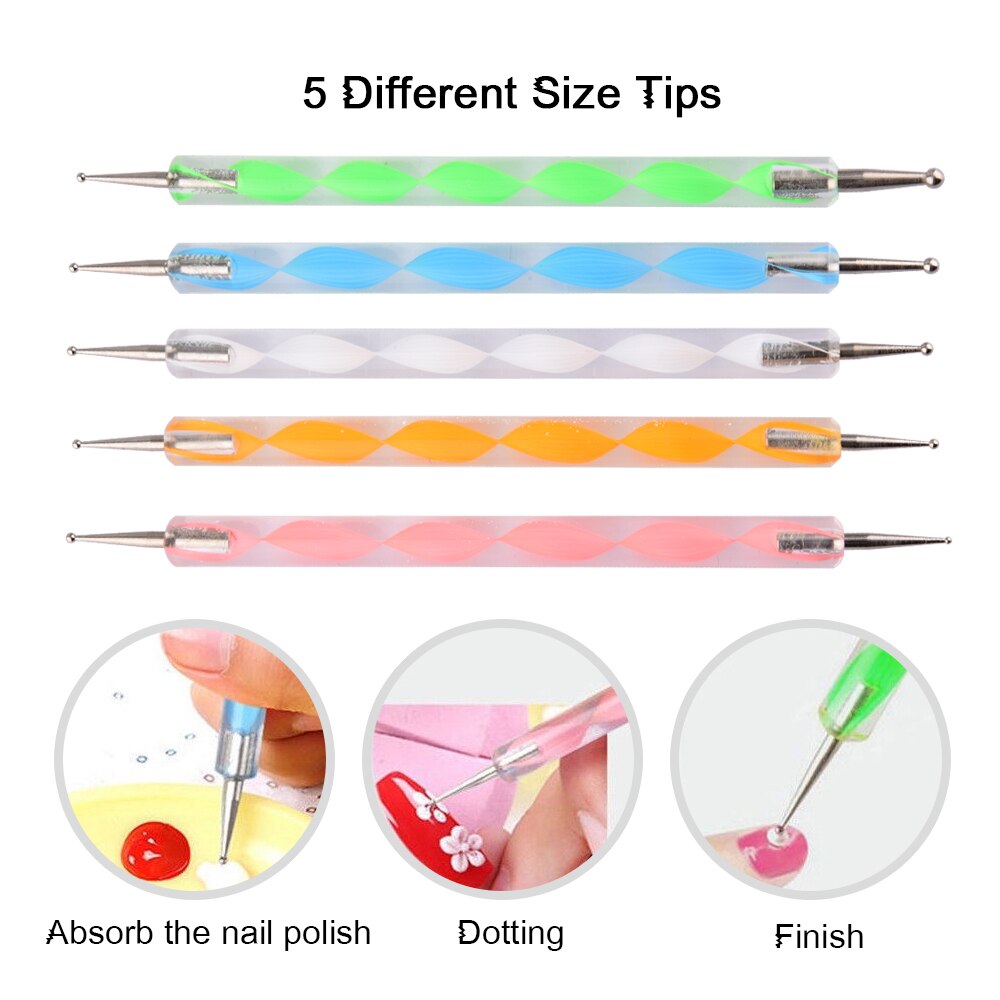 Mandala Dotting Tools Set DIY Stone Painting Tools for Painting Rock Stones Drawing Stencil Template Brush Art Craft Tool