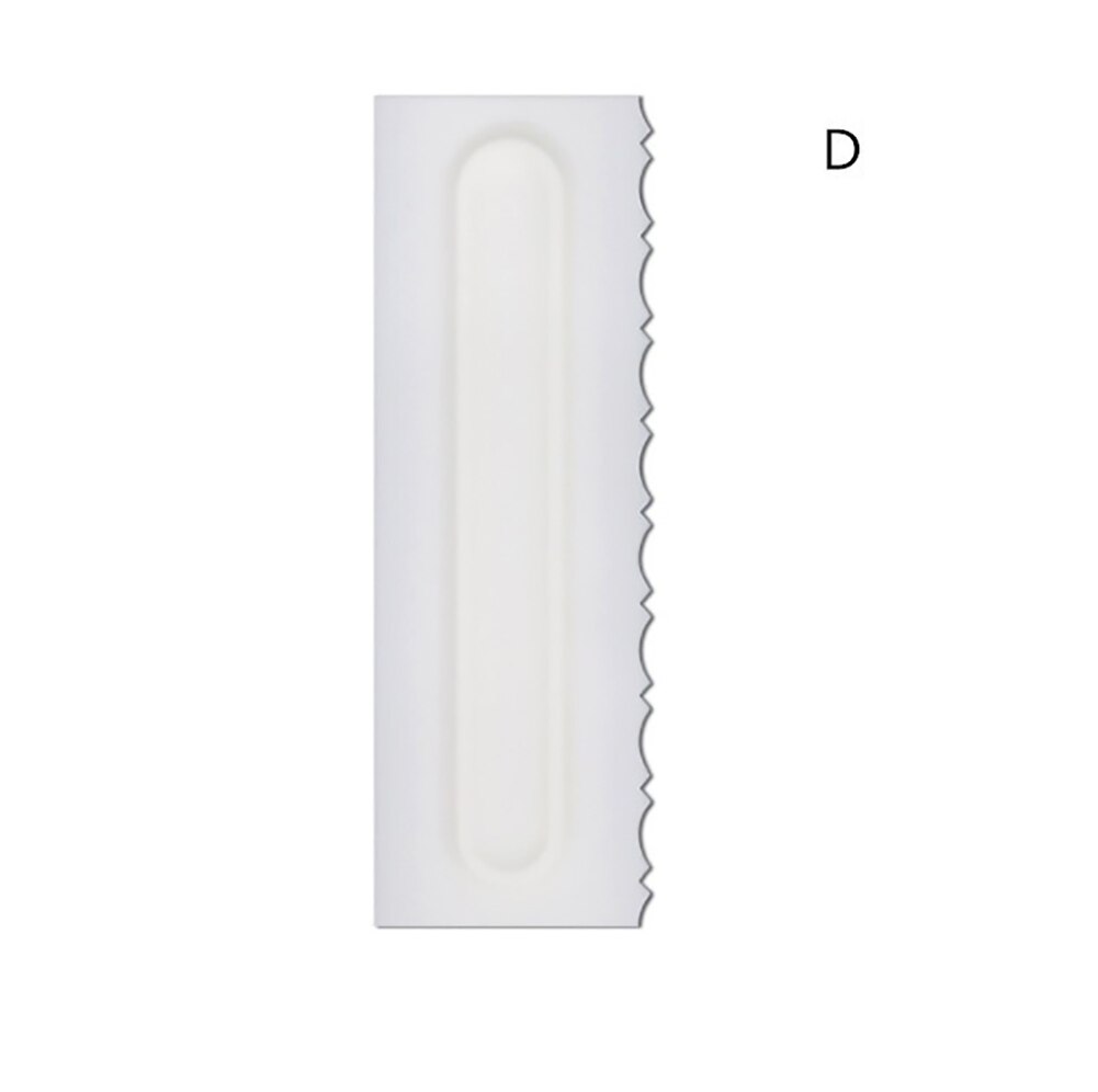 Gâteau décoration peigne glaçage plus lisse gâteau grattoir pâtisserie 6 Textures de outils de cuisson VIP pour gâteau outil directe: D